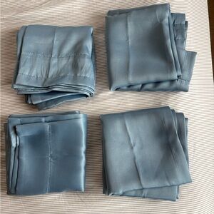 Blue blackout curtains 80x63
